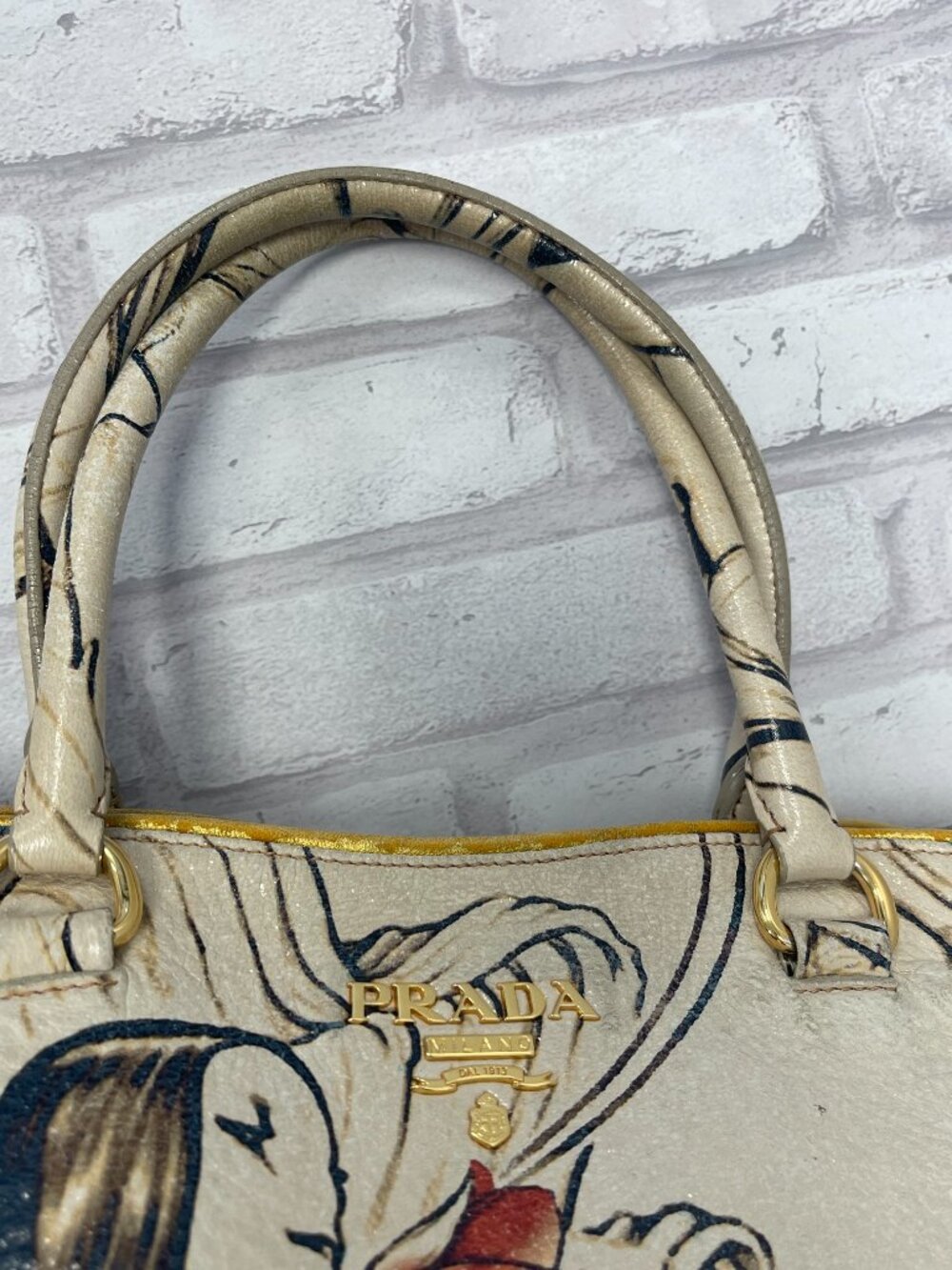 Prada x James Jean Cervo Lux Fairy Tote - RARE & UNIQUE - Preowned - Picture 11 of 16